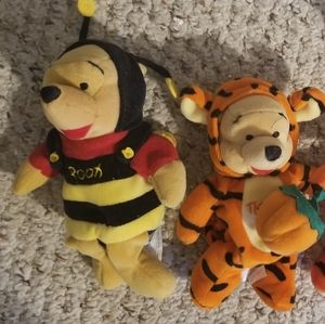 Disney Plush Set- Halloween Pooh Bears